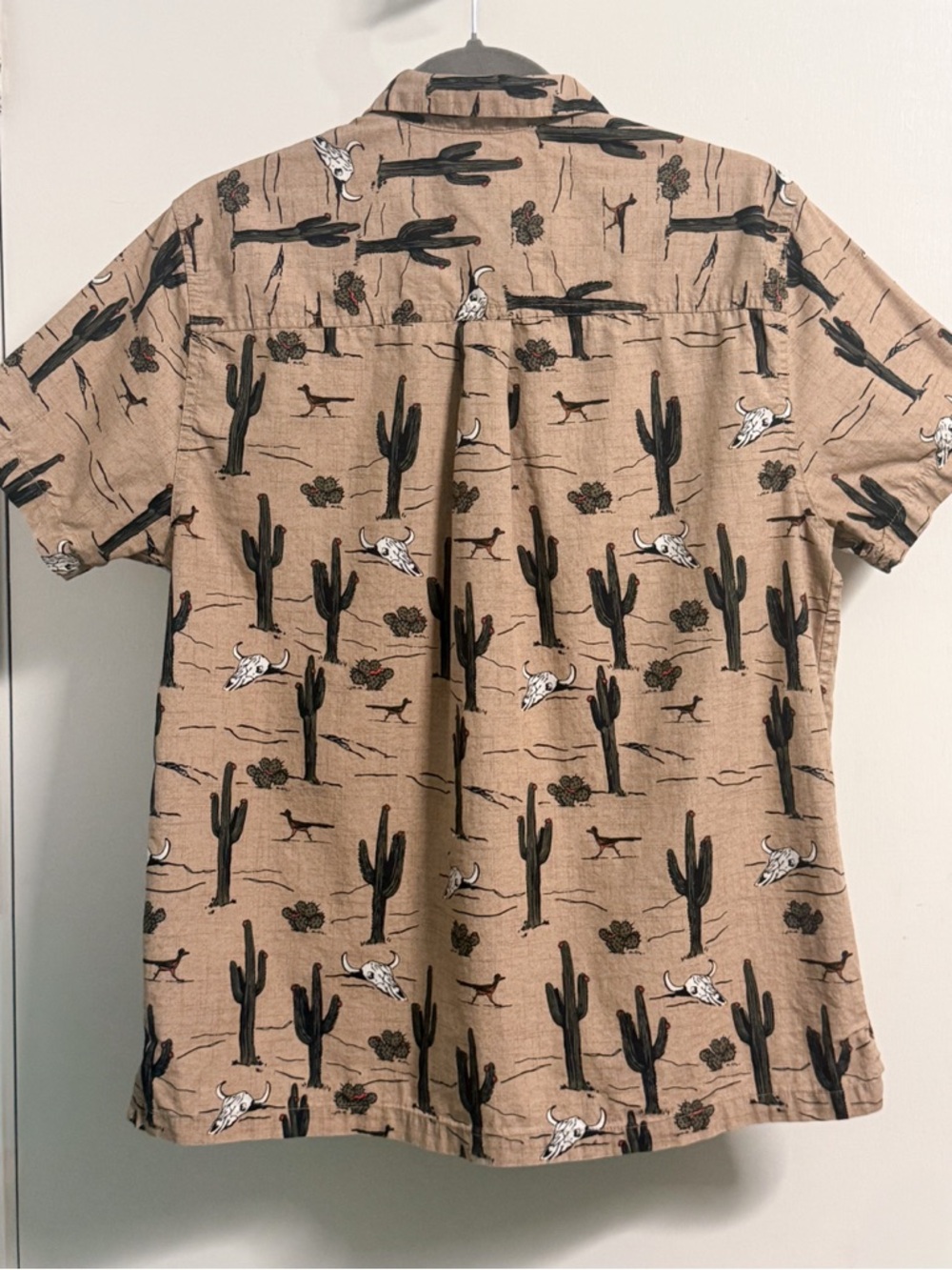 Cinch Desert Print Button Down Shirt XS Western Cactus Skull Cowboy - Picture 8 of 11